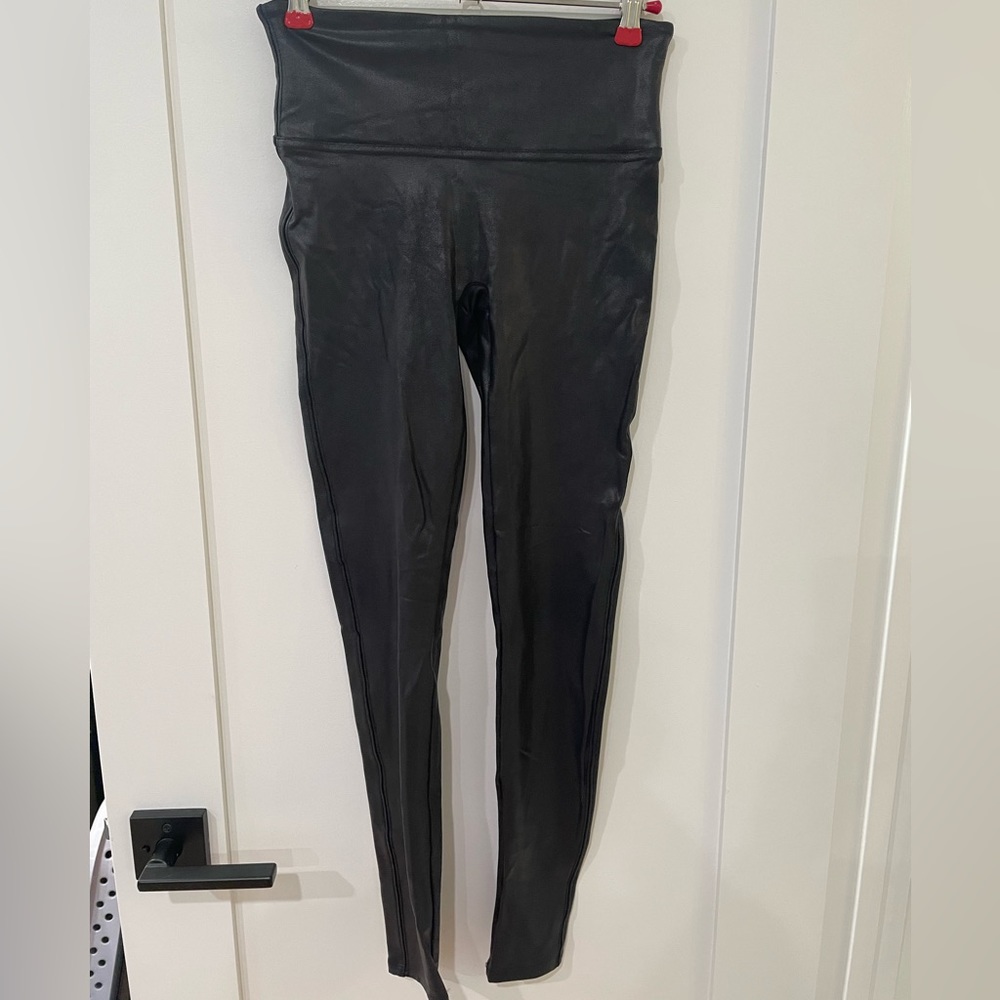 Spanx faux leather leggings